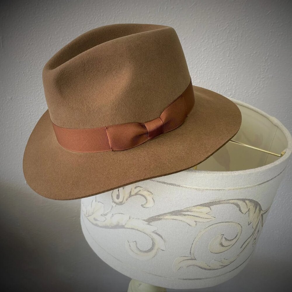 Outback Trading Company Classic Oak Wool Tassy Crusher Hat Unisex Size Medium